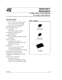 Datasheet M28W320CT manufacturer STMicroelectronics